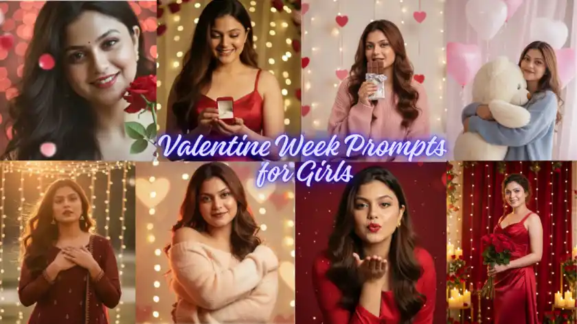 Valentine Week Prompts for Girls – Creative Image Ideas for All 7 Days of Love