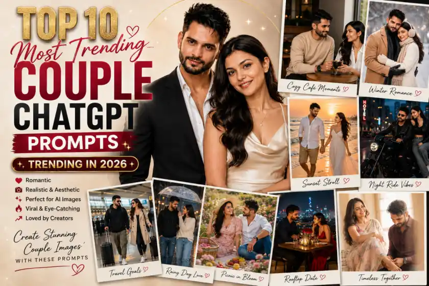 Cute Couple  AI Photo Editing Prompts 2026 | ChatGPT AI Image Generator