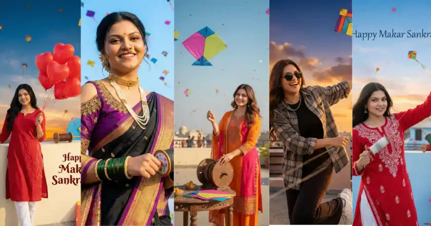 12 Google Gemini AI Photo Editing Prompts for Makar Sankranti (Uttarayan) 2026 to Create Stunning Festive Vibes Portraits