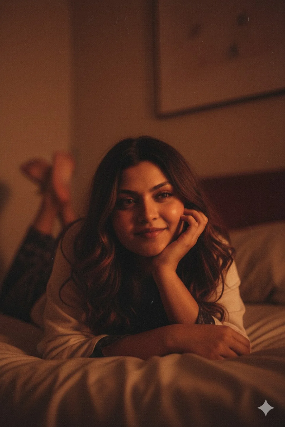 Low-Light Cozy Bedroom Portrait Prompt That Looks Cinematic & Viral