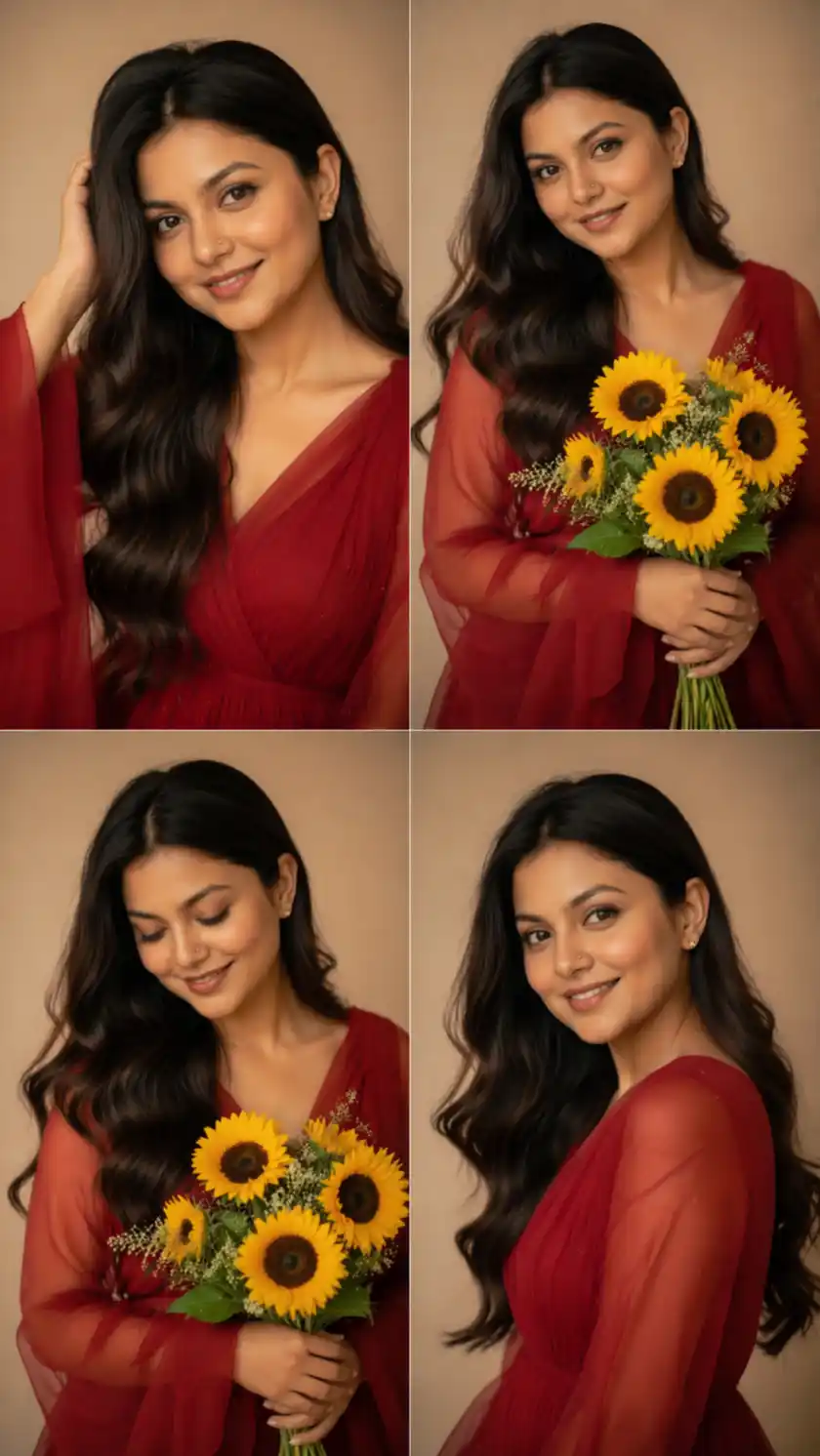 Soft Glam Moments: A 4-Frame Story